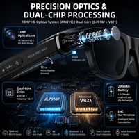 Lunettes Intelligentes OEM M02X Pro Max avec IA, Caméra 13MP, Traduction en Temps Réel, Assistant IA, Vente en Gros Personnalisée