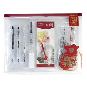 Ensemble d'examens transparents M G : Règle, Gomme, Crayon pour étudiants – Outil de marquage précis ARL960V7 - Product Image 2