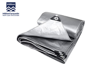 Bâche imperméable robuste MILLION 120 g/m² pour couverture de toit, couverture de camion, application industrielle et entrepôt, bâche enduite de PE
