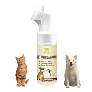 Best New Products Of 2024 Pet Supplies Hot Selling Pet Grooming Products Pet Foot Cleansing Foam for Dogs