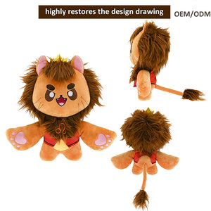 Mascotte de personnage personnalisée, adorable peluche Leo du zodiaque, adorable lion en peluche unisexe pour cadeaux - Product Image 4