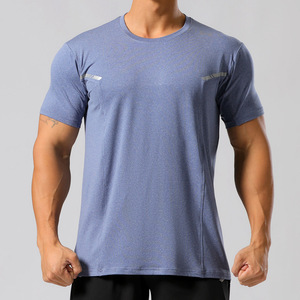 T-shirts personnalisés pour hommes, respirants, pour la randonnée, la gym, à séchage rapide, à manches courtes, pour le sport, décontractés, pour la course à pied - Product Image 1
