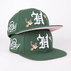 Designer <strong>Men</strong> Fitted <strong>Caps</strong> Custom logo Outdoor Fitted Snapback Hat <strong>Flat</strong> Brim Baseball <strong>Cap</strong> for <strong>Men</strong> and Women - Product Image 5