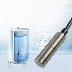 Capteur de niveau d'eau hydrostatique submersible 420 mA pour boues et eaux de pluie, 24 volts - Product Image 2