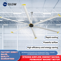 Ventilateurs de plafond HVLS industriels commerciaux à grand volume d'air de 14 pieds
