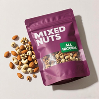 Conception personnalisée étanche bonbons fruits sel collation épices noix Doypack sachets de poudre d'emballage alimentaire en plastique