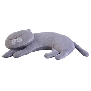 Juguete de peluche de gato de 50cm, almohada para dormir, juguete de peluche, almohada de felpa creativa personalizada, almohada de sueño para el vientre de gato - Product Image 4