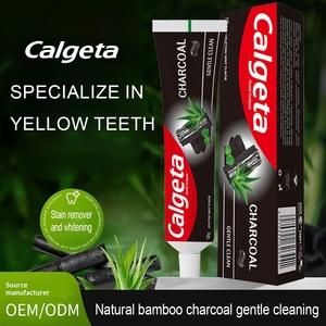 <span class=keywords><strong>Dentifrice</strong></span> au <span class=keywords><strong>charbon</strong></span> de bambou Calgeta Chemical 140g – Dents plus fortes, haleine fraîche, format standard, anti-caries, usage domestique, nettoyage en profondeur - Product Image 4