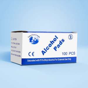 Toallitas Desinfectantes con 70% de <span class=keywords><strong>Alcohol</strong></span>, 100 Unidades, Almohadillas de Algodón con Isopropanol para Cuidado de <span class=keywords><strong>Heridas</strong></span> y Esterilización, Personalizables - Product Image 5