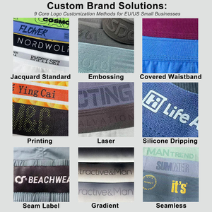 Calzoncillos Bóxer Personalizados para Hombre, Sin Costuras, Frescos y Transpirables, de Algodón, que Absorben la Humedad - Product Image 6