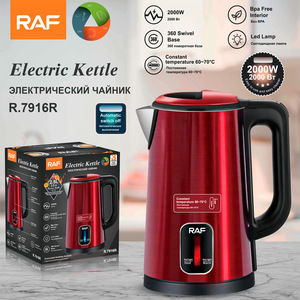 <span class=keywords><strong>Bouilloire</strong></span> Électrique Isotherme <span class=keywords><strong>en</strong></span> Acier Inoxydable 2,5 L, Arrêt Automatique, Sans BPA, Base Rotative à 360° pour Hôtel, Extérieur, Voiture - Product Image 3