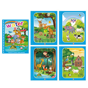 Libri <span class=keywords><strong>da</strong></span> <span class=keywords><strong>Colorare</strong></span> Educativi per Bambini con Animali e Dinosauri, Libro Magico ad Acqua per l'Apprendimento - Product Image 1