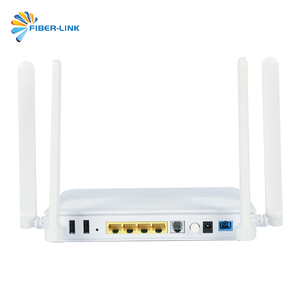 FTTH 2.4G & 5G Wifi bán nóng Tương thích với tất cả các thương hiệu của OLT băng tần kép 1ge 3fe 1 chậu 4Wifi xpon ONT 4 ăng ten - Product Image 1