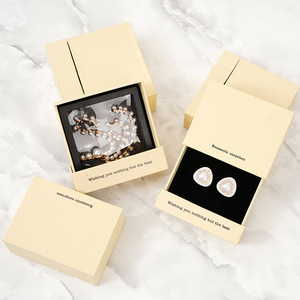 Customized Pull Accessory Box Hard Corrugated Board Recycled Materials Glitter <b>Printing</b> for Cosmetics Available Multiple Colors - Product Image 2