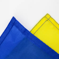 Expédition rapide, drapeau ukrainien bleu et jaune de haute qualité, 100% polyester, 3x5 pieds, en stock