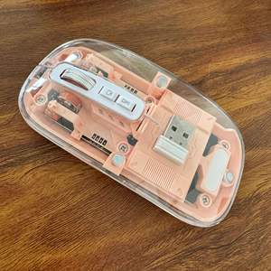 Souris sans fil Lulin BT, rechargeable, double mode 2.4G, souris optique <span class=keywords><strong>portable</strong></span> silencieuse pour ordinateur <span class=keywords><strong>portable</strong></span>/PC/tablette - Product Image 4