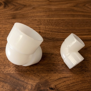 Precision <b>Plastic</b> End Caps with Reinforced Design for Industrial Plumbing Applications - Product Image 5