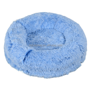 Cuccia per Animali Domestici a Forma di Ciambella, Lavabile a Mano, Calda e Morbida, Letto per Cani Personalizzato per l'Inverno, Motivo Uniforme - Product Image 2