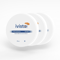 Bloque de Zirconia IVISTA ST-C 1200MPa con 43% de Translucidez, Certificado ISO, Seguro y Confiable, Antienvejecimiento, para Restauración Dental en Laboratorio
