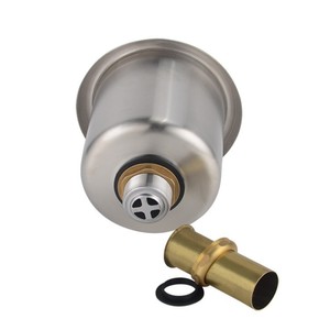 Fregadero de barra mini de acero inoxidable con un solo orificio, superficie pulida y válvula de latón para uso en cocina - Product Image 2