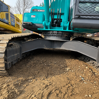 Excavatrice sur chenilles d'occasion Kobelco SK200-8, grande capacité pour travaux de terrassement, 20 tonnes, en bon état, à vendre