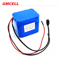 Pack de batteries lithium-ion 18650, 3S4P 11.1V 10000mAh, batterie rechargeable pour éclairage LED, robots, OEM et ODM disponibles