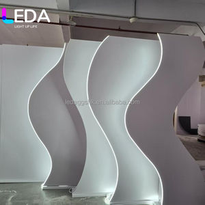 Panel de Fondo de Acrílico Blanco con Arco de PVC Personalizado para Bodas, Panel de Flores para Escenario, Fondo para Eventos - Product Image 4