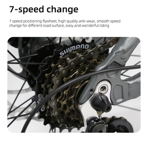LEAPER LP8 7 vitesses en alliage d'aluminium noir <span class=keywords><strong>léger</strong></span> pliable adulte hommes femmes ville pneu urbain 20 pouces <span class=keywords><strong>vélo</strong></span> pliable - Product Image 5