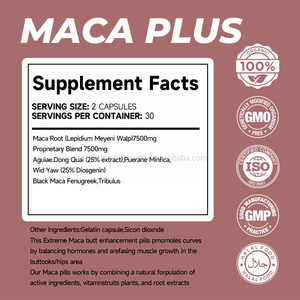 Capsules de racine de maca, complément énergétique pour la santé masculine avec maca noire, fenugrec, tribulus, extrait de DONG <span class=keywords><strong>OUAI</strong></span> - Product Image 3