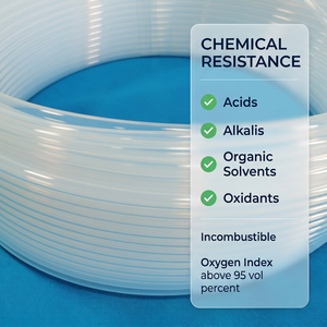 Tubo Transparente de FEP y Tubería de Plástico F46 de 12x9 <span class=keywords><strong>mm</strong></span>, 1.5 <span class=keywords><strong>mm</strong></span> de Grosor, 100 m de Longitud - Product Image 4