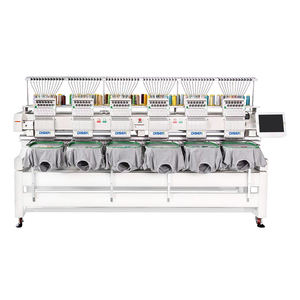 Máquina de Bordar Computarizada de 6 Cabezas, 12/15 Agujas, <span class=keywords><strong>Precio</strong></span> al por Mayor, Maquinaria Industrial Automática <span class=keywords><strong>para</strong></span> Prendas de Vestir, Impresión de Monogramas - Product Image 1
