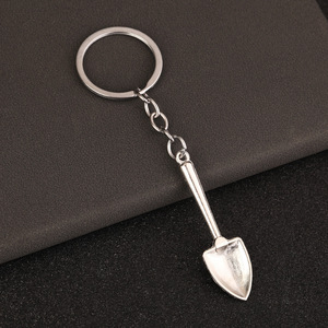 Mini herramienta de utilidades de Metal 3D creativa, llaveros, martillo de simulación, alicates, pala, destornillador, herramientas de combinación, llavero - Product Image 5