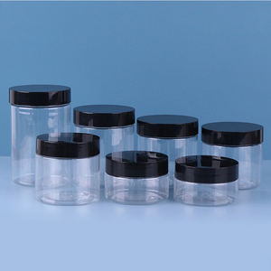 Pot Cosmétique en Plastique Transparent avec Couvercles à Vis pour Crème, Plusieurs Tailles (40ml, 50ml, 100ml, 30ml, 150ml, 200ml, 250ml, 300ml, 500ml, 4oz, 6oz, 8oz, 16oz) - Product Image 5