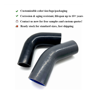 Nhà Máy Bán buôn giá tốt hiệu suất cao xe tùy chỉnh Turbo tản nhiệt Silicone Coupler 90 135 180 độ khuỷu tay Silicone Hose - Product Image 2