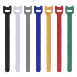 Bridas de nailon reutilizables y ecológicas de 6 pulgadas con cierre autoadhesivo de gancho y bucle en varias longitudes: 100 mm, 200 mm, 300 mm, 400 mm - Product Image 6