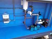 Piscine Conteneur de Transport Compacte en Fibre de Verre Hors Sol avec Fenêtre – Offre Spéciale