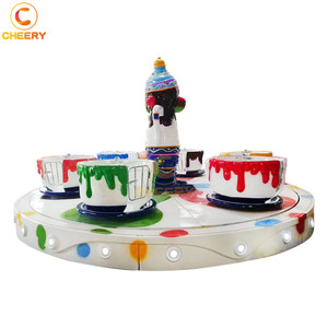Attractions Mobile Playground Amusement Equipment Rotary Coffee <strong>Cup</strong> <strong>Tea</strong> <strong>Cup</strong> <strong>Ride</strong> with Trailer - Product Image 3