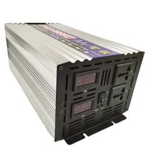 Inverter Daya Frekuensi Rendah Inverter Gelombang Sinus Murni 5000 Watt Grosir Pabrik 12V/24V/48V Ke 110V Inverter Konverter Catu Daya