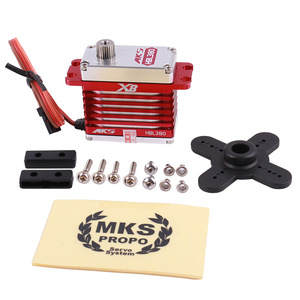 MKS เซอร์โวโลหะ HBL380แบบไร้แปรงถ่านตัวเรือนโลหะ CNC แรงบิด41กก. สำหรับเฮลิคอปเตอร์ RC - Product Image 1