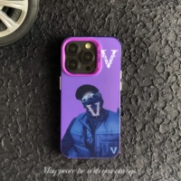 Coque de téléphone élégante et design pour iPhone 7 8 Xs Xr 11 12 13 Mini 14 15 16 Plus Pro Max, accessoire mobile Vrunk