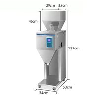 Distributeur de remplissage de poudre semi-automatique Remplisseur à commande numérique verticale Remplisseur de grains de café Machine de remplissage d'emballage de poudre