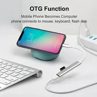 USB 3.0 Hub Adapter 4-poorts Type C Multiport USB-splitter 5Gbps Gegevensoverdracht Hub voor Laptop PC Desktop