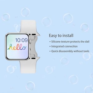 Correa de Silicona para Reloj Inteligente de 38mm 40mm 42mm 44mm 45mm para <span class=keywords><strong>Apple</strong></span> Iwatch Series 11 10 9 <span class=keywords><strong>8</strong></span> Ultra 3 2 1, Correa Agradable al Tacto para Hombre - Product Image 3