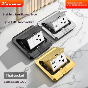 <span class=keywords><strong>Prise</strong></span> de terre industrielle escamotable à six trous de type thaïlandais 20A, norme thaïlandaise 125V, haute puissance - Product Image 1
