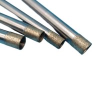 Forets diamantés sinterisés sur mesure, durables et à longue durée de vie, diamètre 5mm-125mm, norme internationale pour le perçage du verre