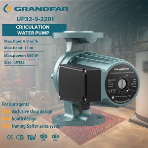 Pompe de circulation d'eau chaude automatique GRANDFR 220V 370W, intelligente, pour chaudière centrale et eau propre - Product Image 1