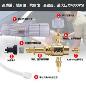 <b>Bear</b> Force High Pressure Foam Sprayer Manual Car Wash Head Aluminum Copper Plated Plastic 500g - Product Image 3