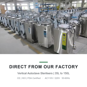 <span class=keywords><strong>Autoclave</strong></span> Vertical de 35/50/75/100/120/150L para Esterilización de Alimentos Enlatados, Especias, Hierbas, Cultivos de Laboratorio y Hongos - Product Image 6