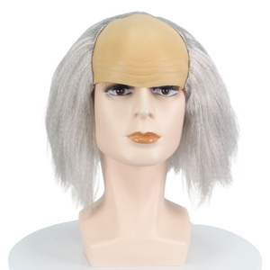 Anxin Nouveau Produit Perruques Cosplay Cheveux Synthétiques Courts Moelleux Rouge <span class=keywords><strong>Clown</strong></span> <span class=keywords><strong>Horreur</strong></span> Halloween pour Hommes Adultes - Product Image 5