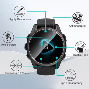 Protector de Pantalla para Reloj Inteligente, Cubierta de Vidrio Templado Transparente, Película Protectora para Reloj Garmin <span class=keywords><strong>Fenix</strong></span> 8 Pro 7 7S 7X 6 6s 6x Pro - Product Image 2